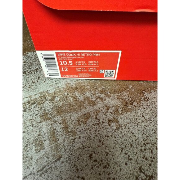 Nike Dunk High Premium Light Smoke Grey Pink Size 10.5- DQ8800-001 - Picture 9 of 9